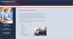 Desktop Screenshot of pharmacistsnow.com